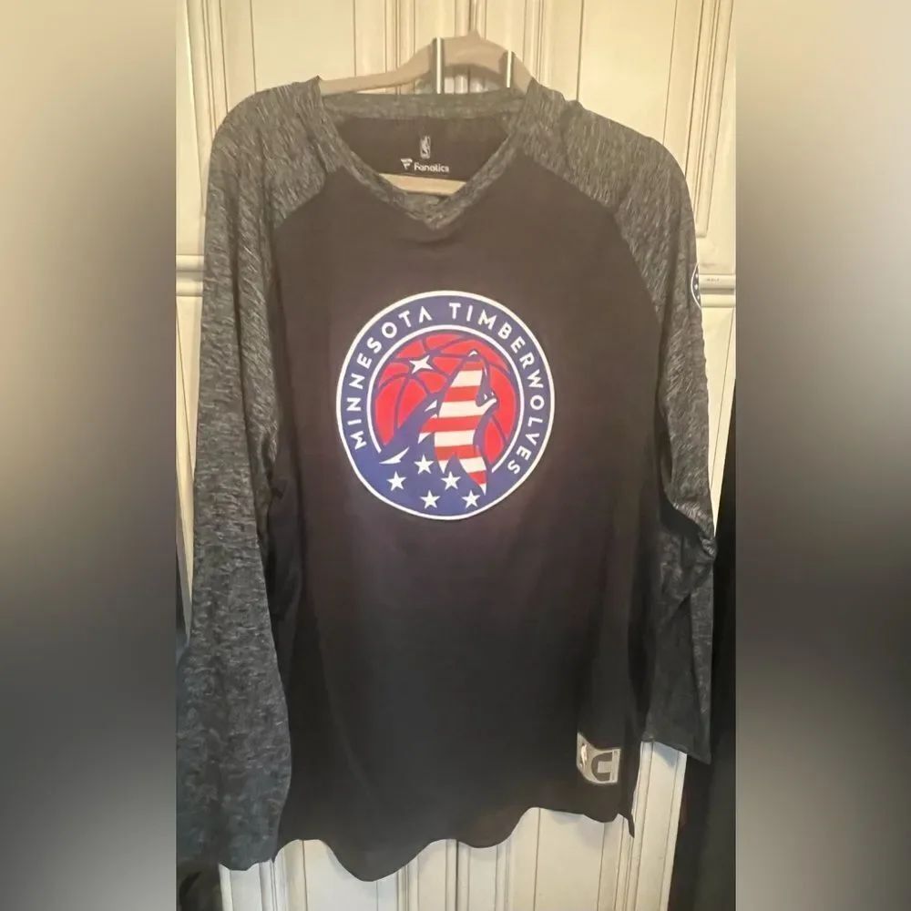 Minnesota Timberwolves Fanatics Branded Hoops For Troops T-Shirt - Navy XL Long